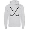 Cross neck hoodie Thumbnail